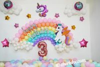 Unicorn theme birthday decoration