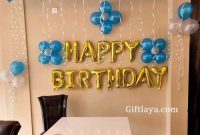 Decoration simple birthday party