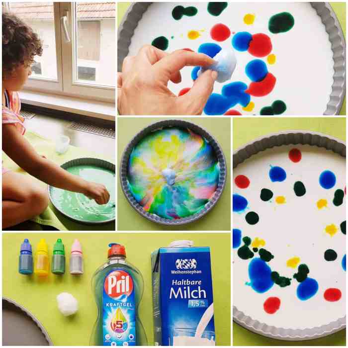 Food coloring science projects