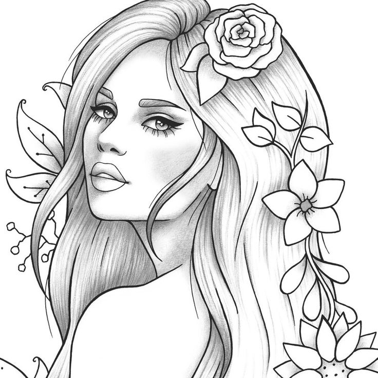 Aesthetic coloring pages