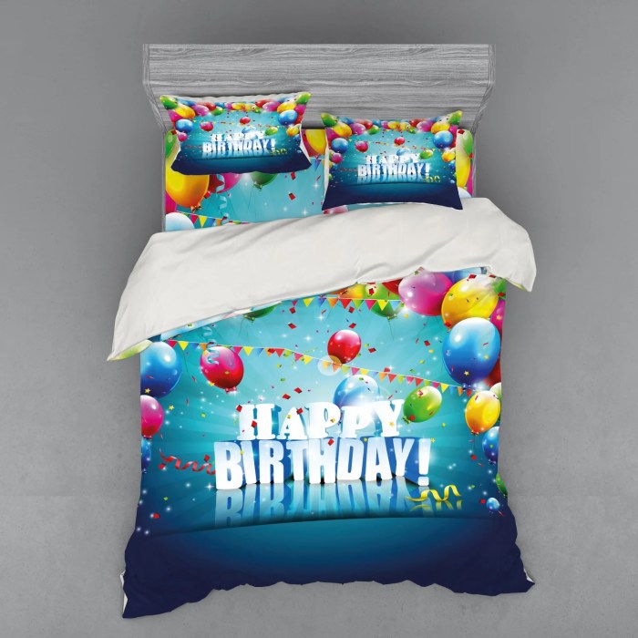 Birthday bed decoration ideas