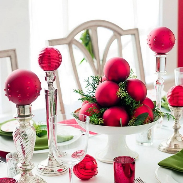 Xmas party table decoration ideas