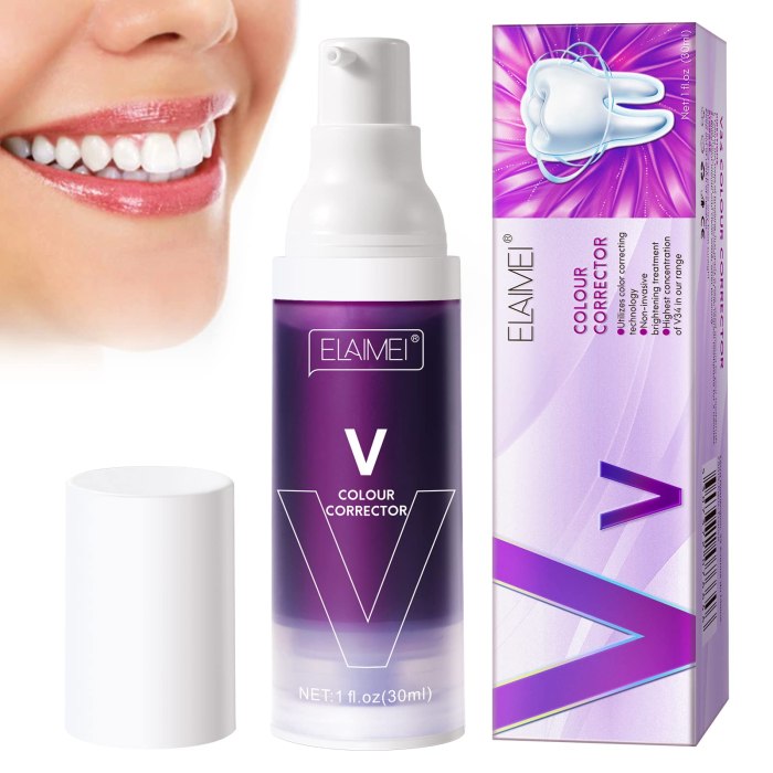 Can purple food coloring whiten teeth