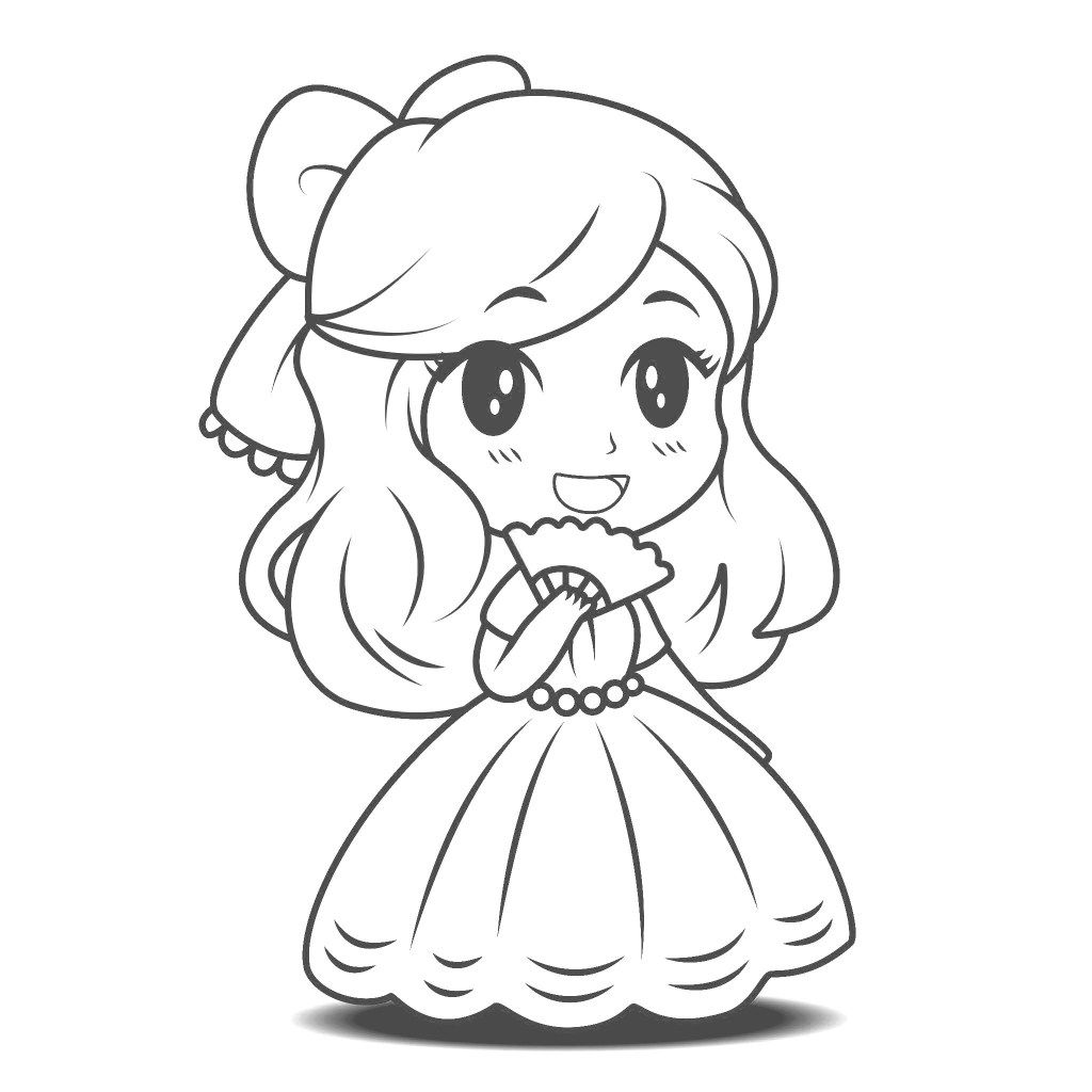 Princess coloring page