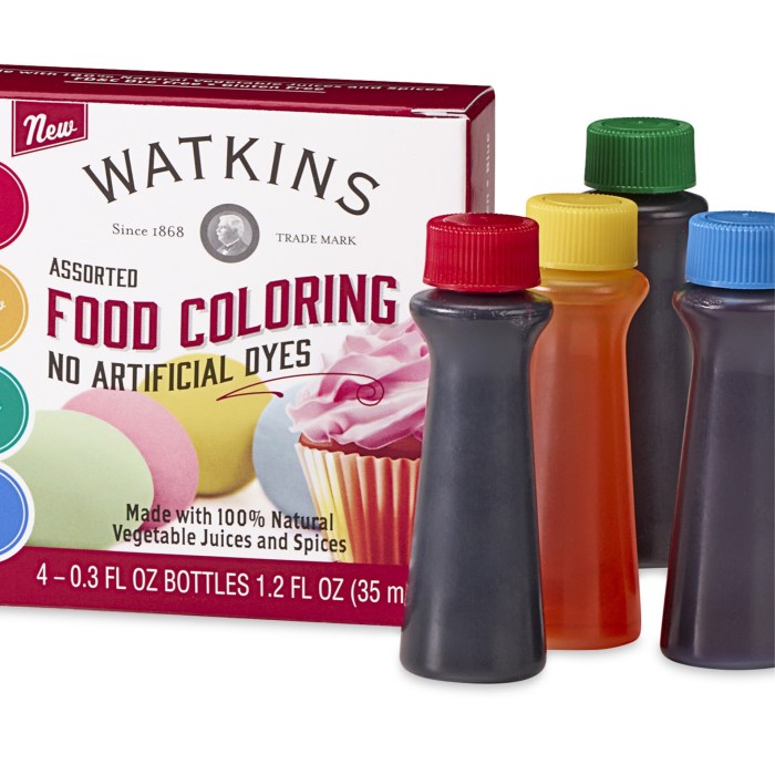 Watkins food coloring no artificial dyes