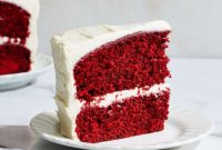 Real red velvet cake without food coloring