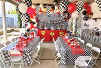 Car theme birthday decoration at home