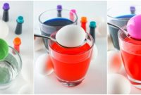 Egg dye with gel food coloring