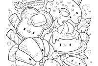 Coloring pages of food