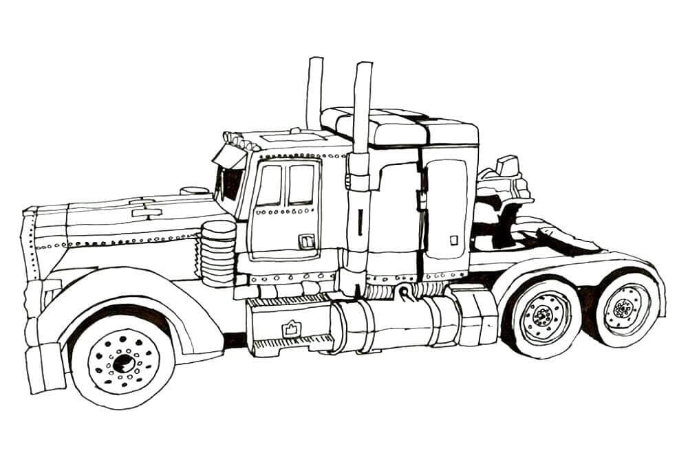 Transformers coloring pages