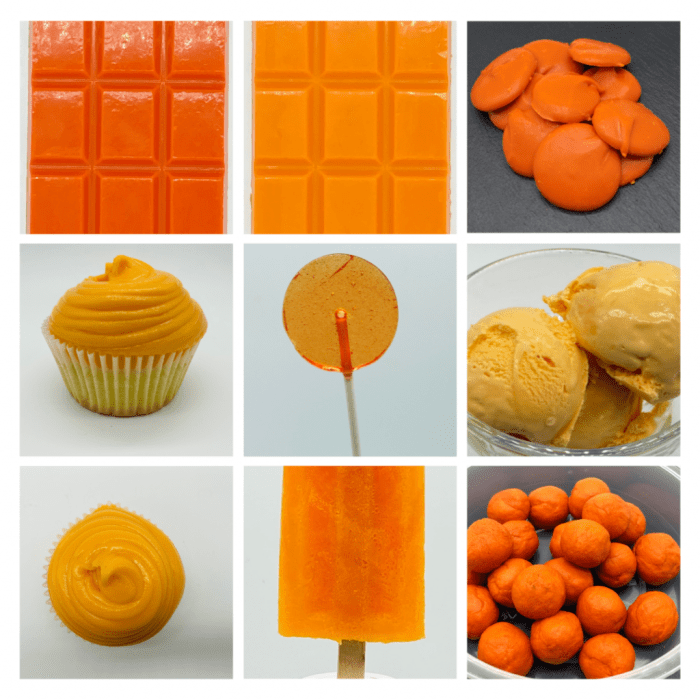 All natural orange food coloring