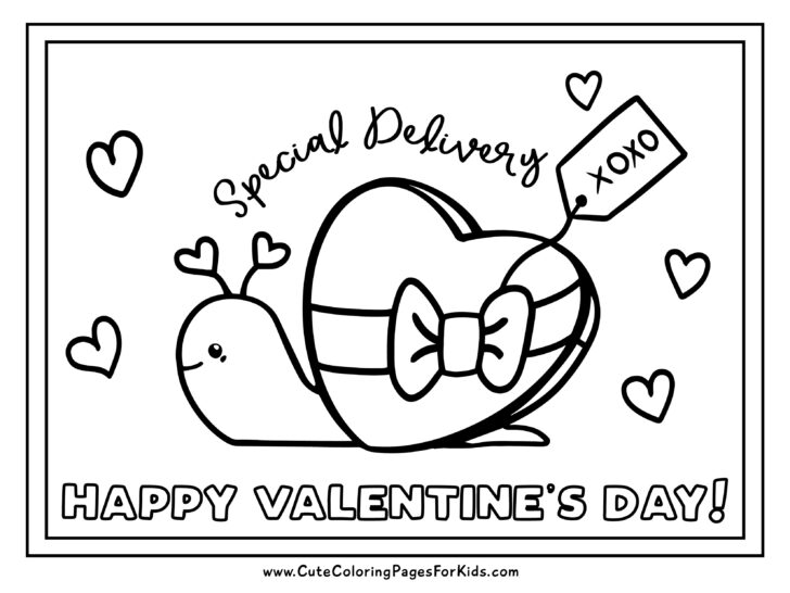 Valentines coloring pages