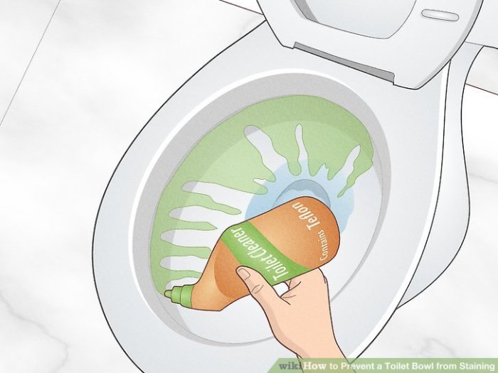 Will food coloring stain my toilet bowl