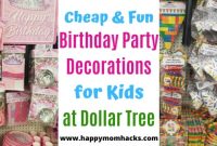 Birthday decoration dollar tree