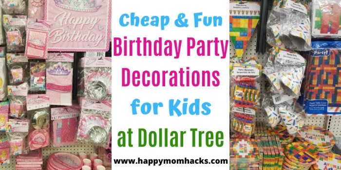 Birthday decoration dollar tree