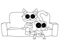 Catnap coloring pages