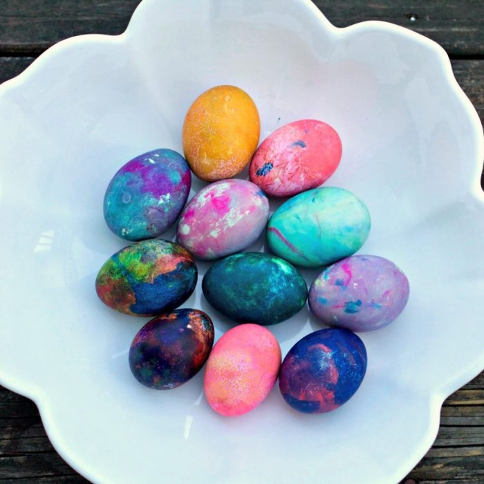 Egg dye with food coloring recipe