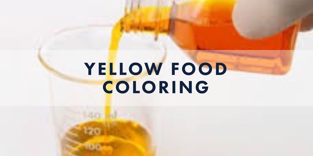 What is yellow food coloring made of