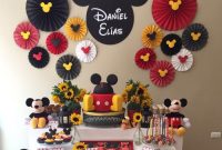 Mickey mouse decoration party