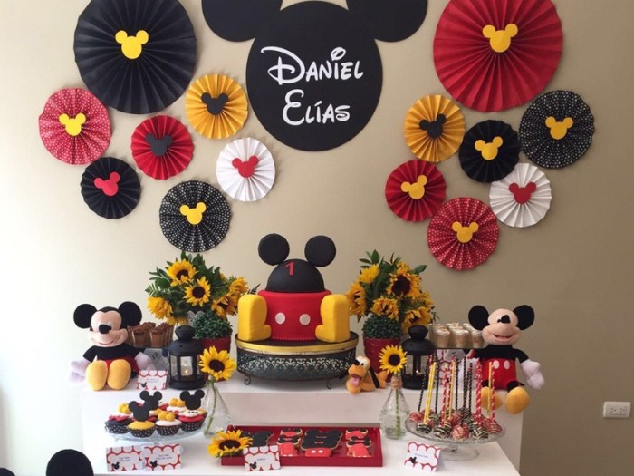 Mickey mouse decoration party