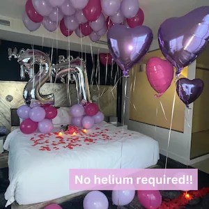 Room decoration for birthday surprise