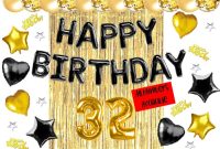 32nd birthday decoration ideas