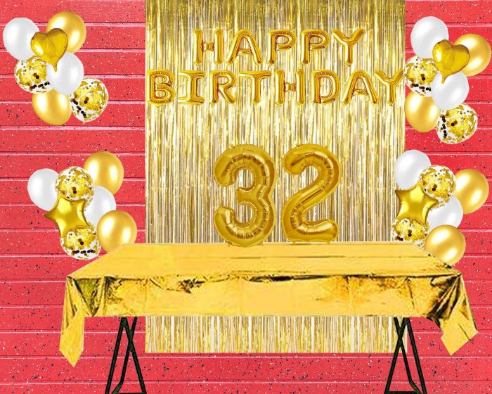 32nd birthday decoration ideas