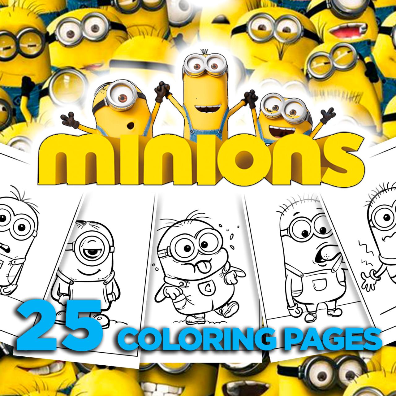 Minions coloring pages