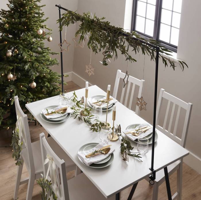 Xmas party table decoration ideas