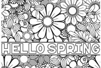 Coloring pages spring