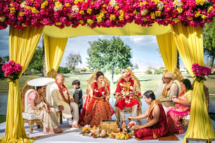 Indian american wedding dress