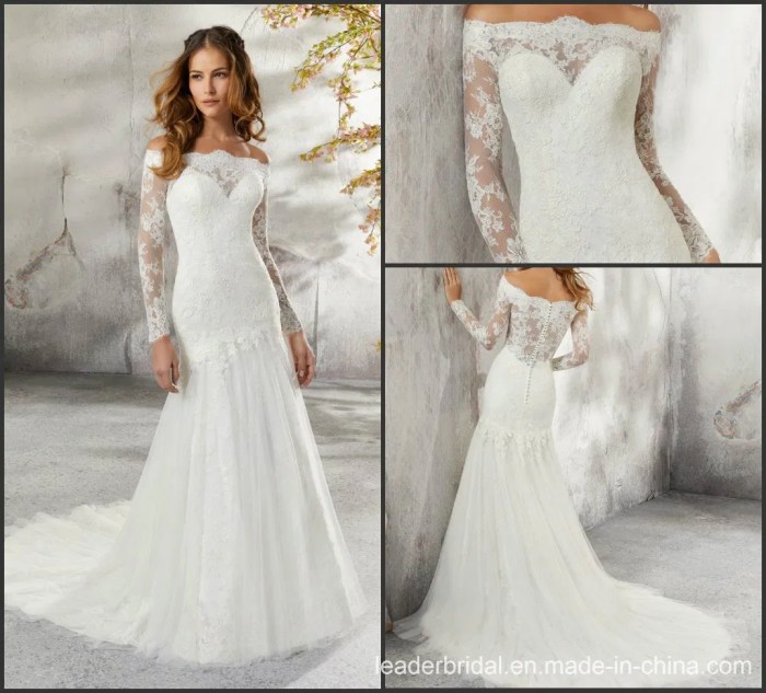 Wedding dresses with long sleeves and open back