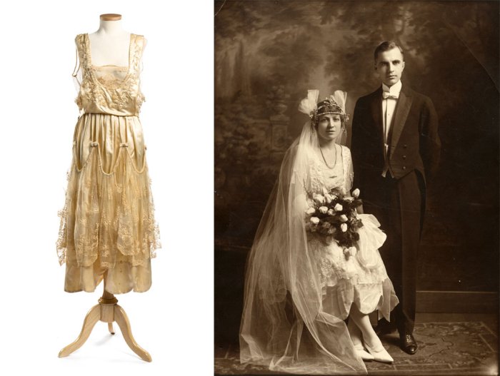 1920s fashion wedding dresses