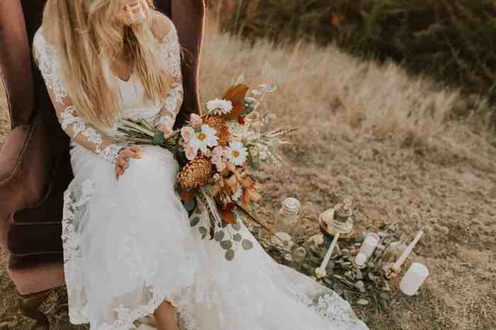 Fairy inspired wedding dress