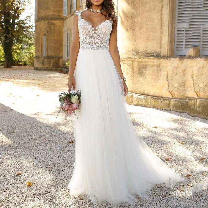 Inexpensive lace wedding dresses