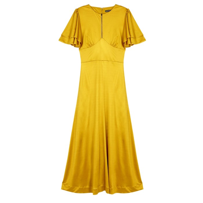 Yellow dress for a wedding