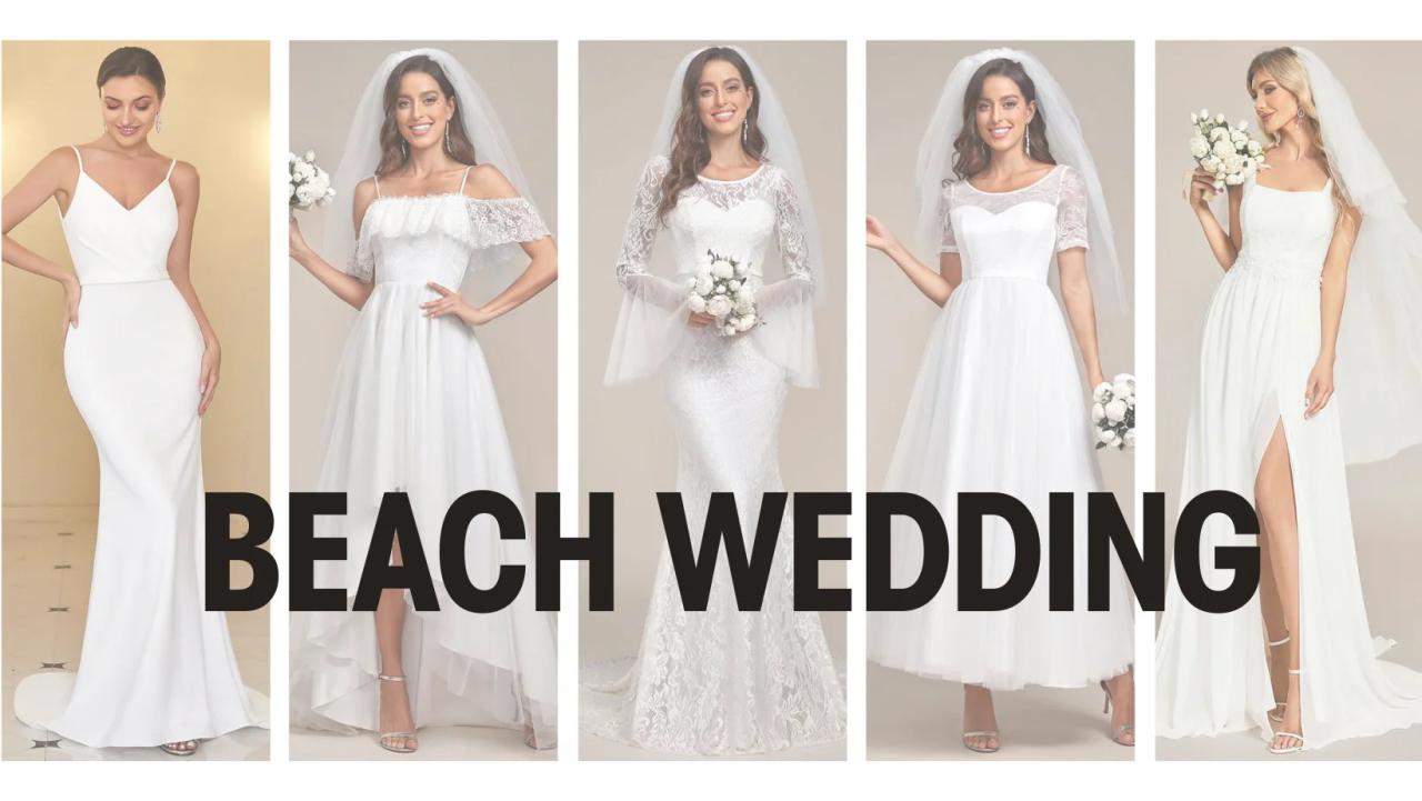 High low beach wedding dresses