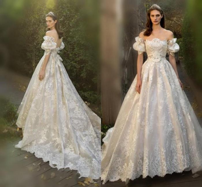 Fairy inspired wedding dress