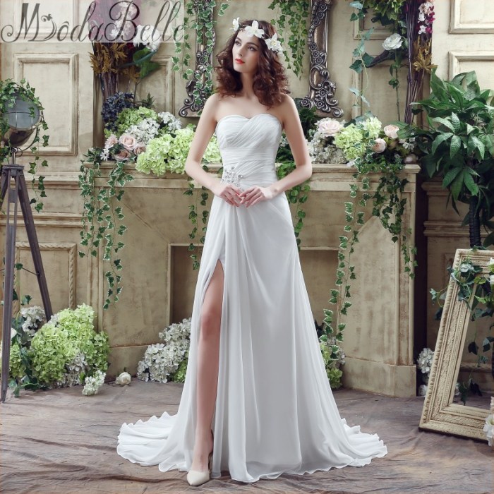 High low beach wedding dresses